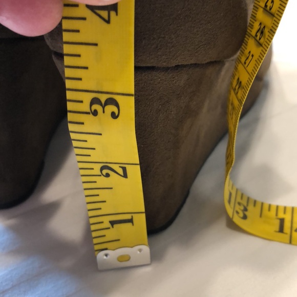 Dolcetta Tracy wedge heel ankle boots booties       Size 6 1/2 Olive Green - Picture 7 of 8